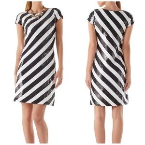 \White House Black Market\• Diagonal Sequin Dress